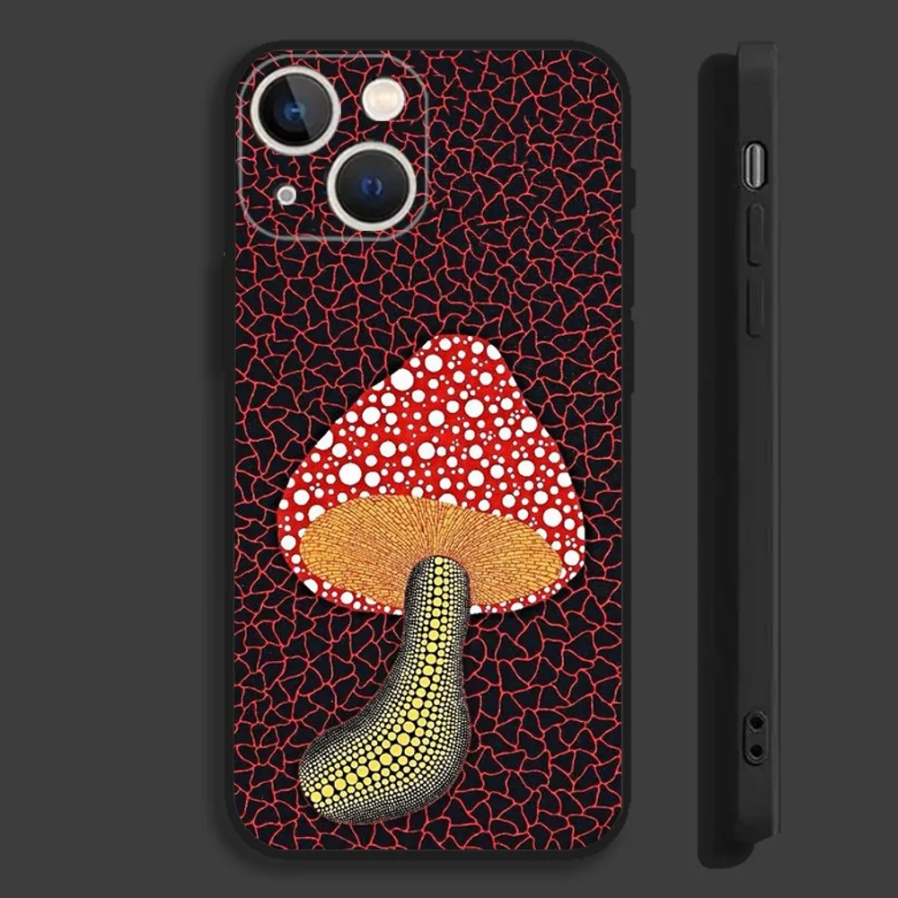Чехол для телефона Y-Yayoi K-Kusama Pumpkin Art iPhone 16 15 14 13 12 11 Pro Max Plus Mini X XS XR 8 7 6 S SE мягкий
