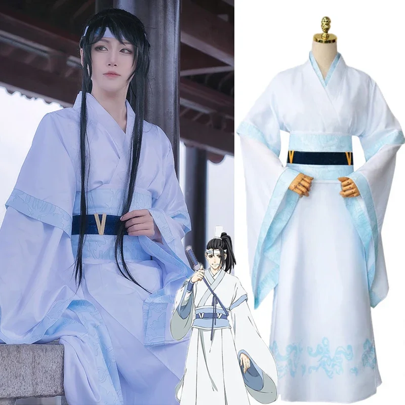 Фото Мужской парик Grandmaster of Demonic Cultivation, костюм на Хэллоуин, Mo Dao Zu Shi Lan Sizhui Lan Jingyi, карнавальный костюм, 2025, ГОРЯЧАЯ ПРОДАЖА №3