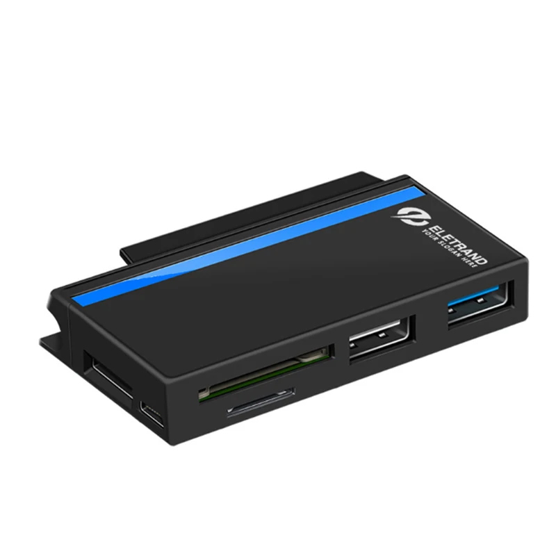 

Rocketek USB 3,0 мультиконцентратор 5 в 1 устройство для чтения карт памяти SD/TF mini SD для Microsoft Surface Go/Pro7 ноутбук компьютер