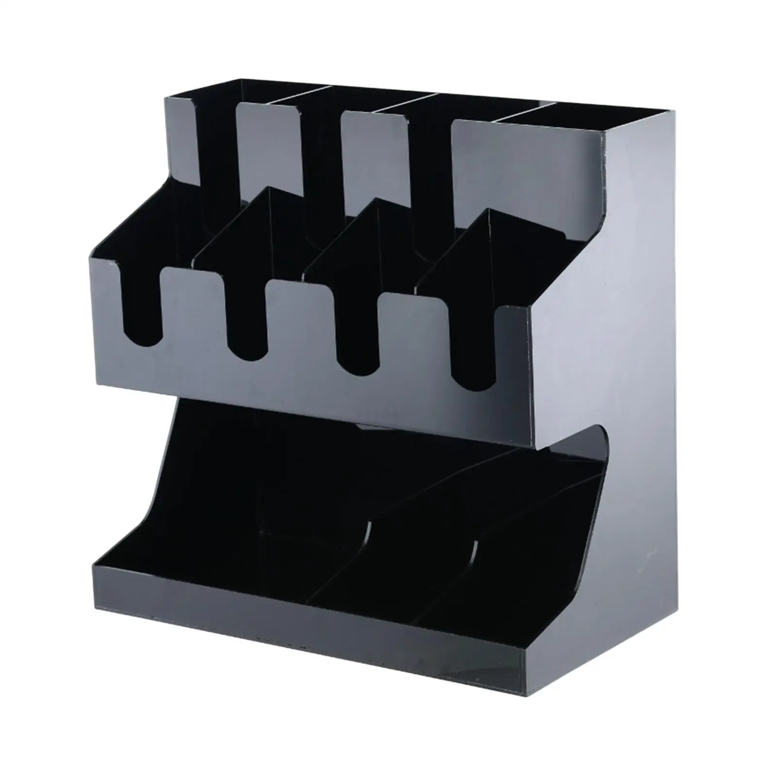

Multi Compartments Coffee Cup Organizer Storage Rack Cup Dispenser