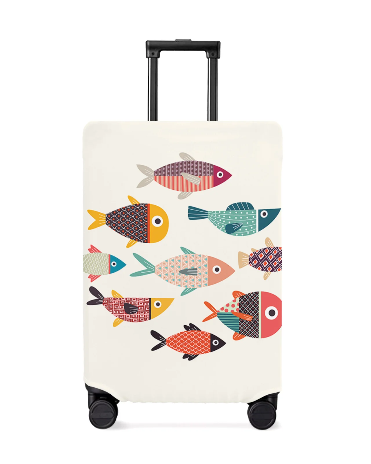 

Cartoon Fish Travel Luggage Cover Elastic Baggage Cover Suitable For 18-32 Inch Suitcase Case Dust Cover Travel Accessories