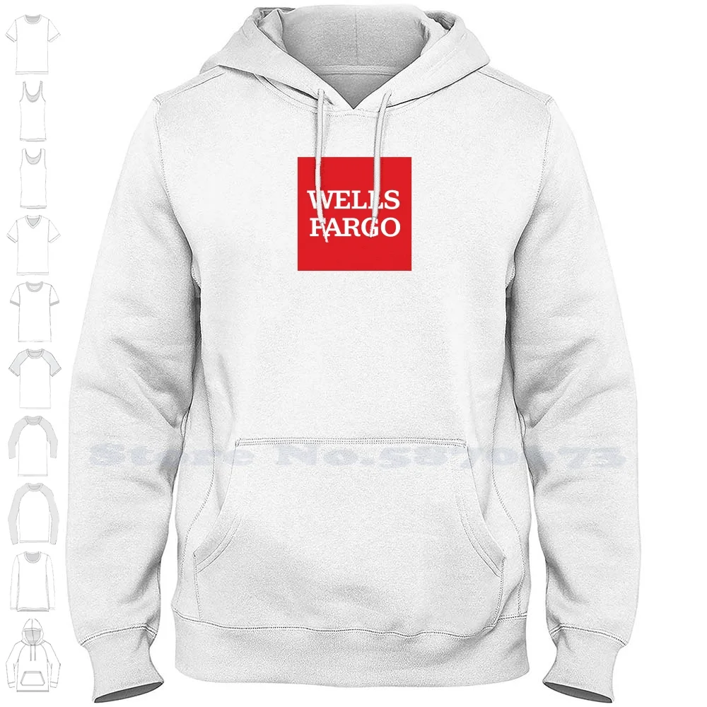

Повседневная одежда с логотипом Wells Fargo, свитшот, худи с графическим логотипом
