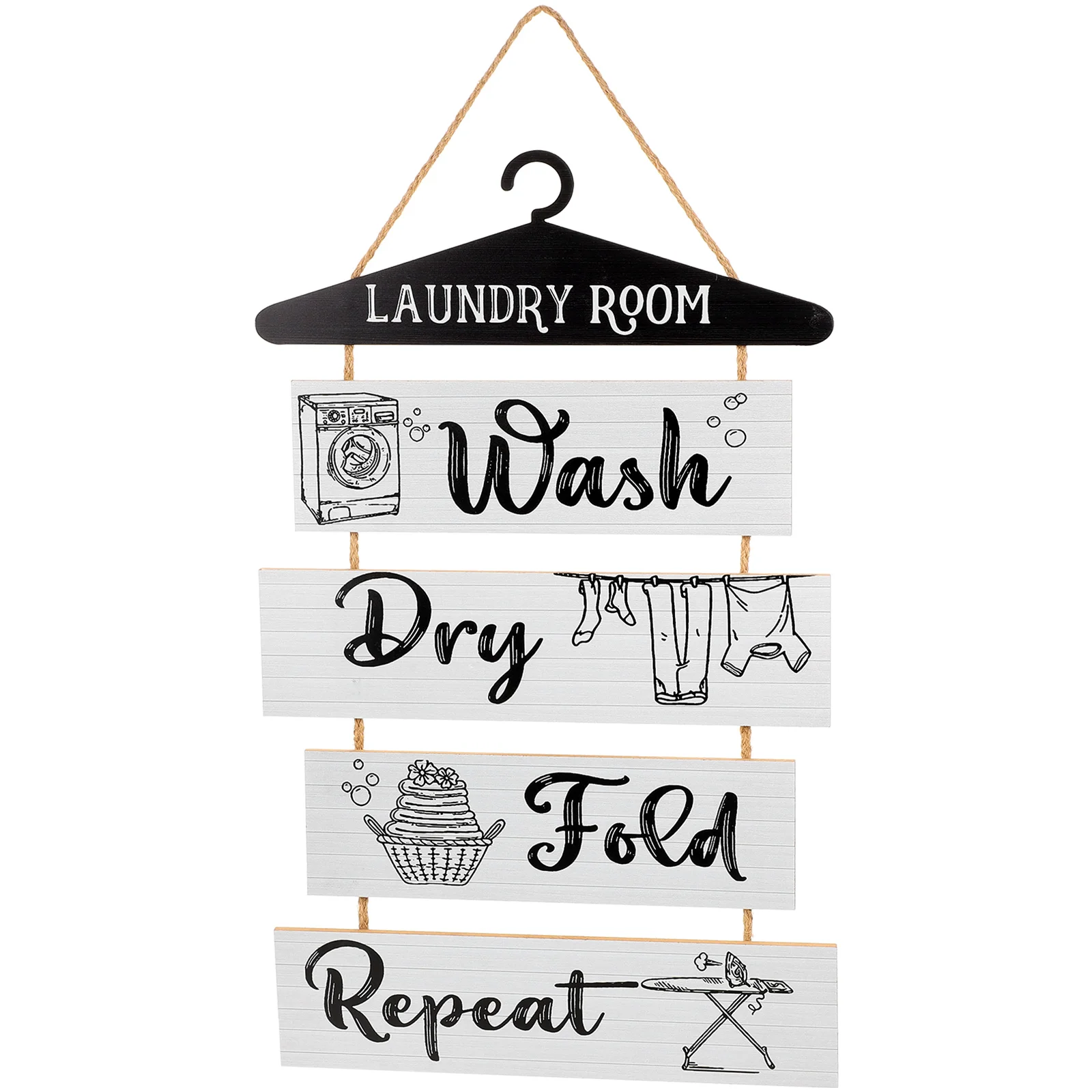 

Rustic Laundry Sign Wooden Laundry Room Decoration Farmhouse Decorative Sign