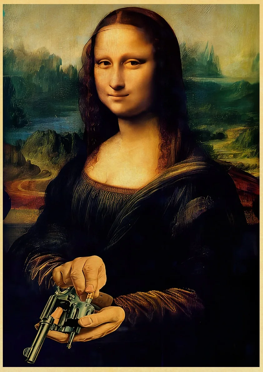 

Плакат "Мона Лиза" Snapseed