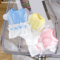 dog clothes spring summer thin lace daisy printted dress small medium dog fashion sweet cute princess skirt pet clothing supplie