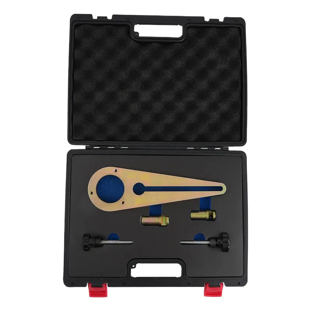 

Набор инструментов для синхронизации шкивов коленчатого вала для двигателей BMW N47/N57, углеродистая сталь, оцинкованная, подходит для OEM 11237797995/11237