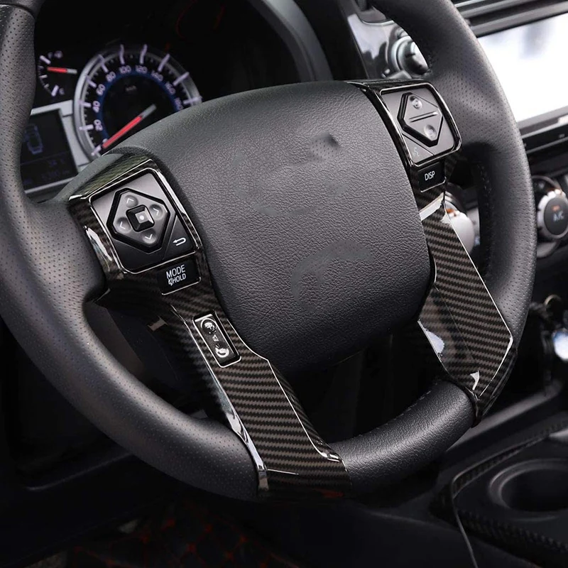Отделка оплетки руля для Toyota Tacoma 2016-2020 Tundra 2014-2020 низкая конфигурация ABS Carbon