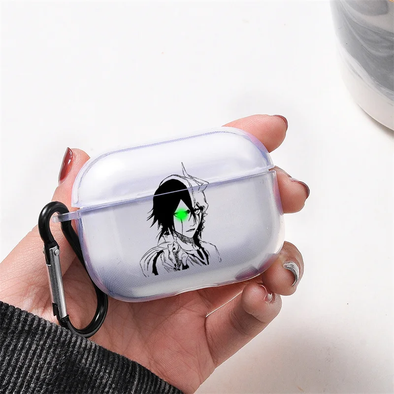 Фото Ulquiorra Cifer аниме мягкий силиконовый чехол в стиле манга для наушников Apple AirpodsPro противоударная защита Air Pods4 1/2/3 чехол для наушников №3