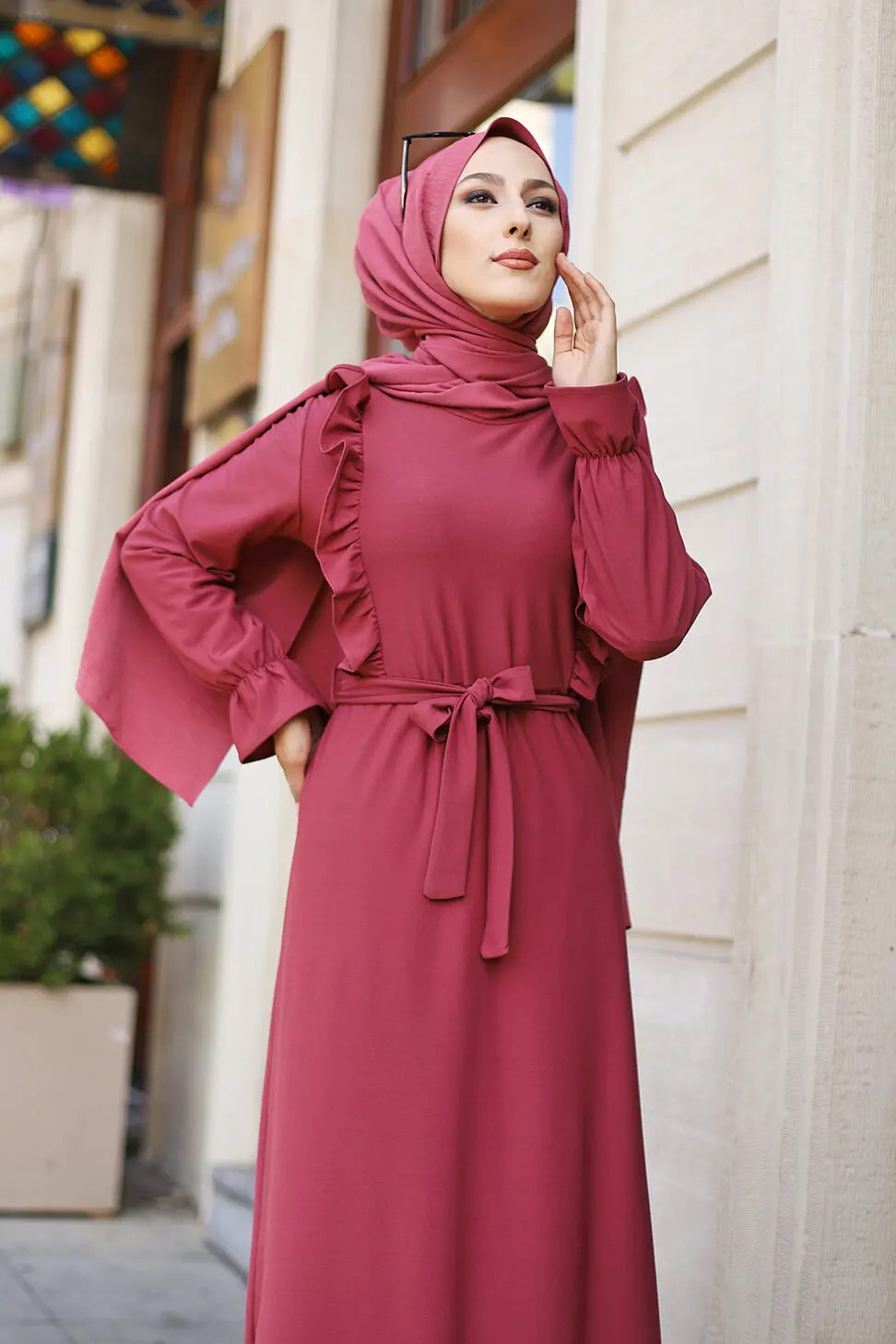 TUGBA Muslim Dress muslim dress code 2021 turkish gown hijab summer