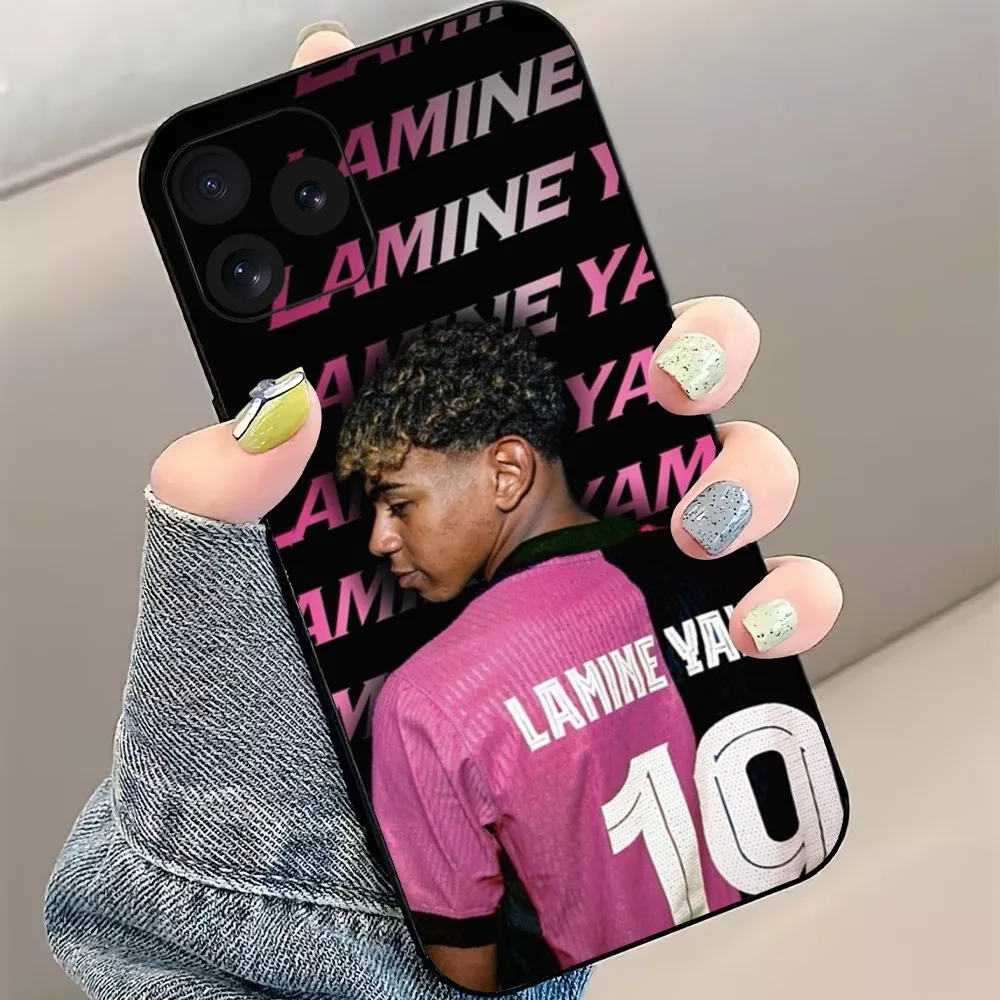 Чехол для телефона L-Lamine Football Y-Yamal iPhone 8 11 12 13 Pro 14 15 Mini X XR XS max Plus