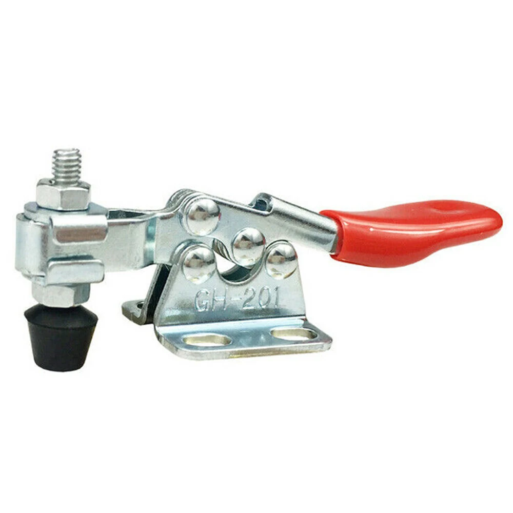 

5Pcs GH-201 27kg Toggle Clamp Quick Release Vertical / Horizontal Type Clamps U Shape Bar Woodworking Hand Tool GH201