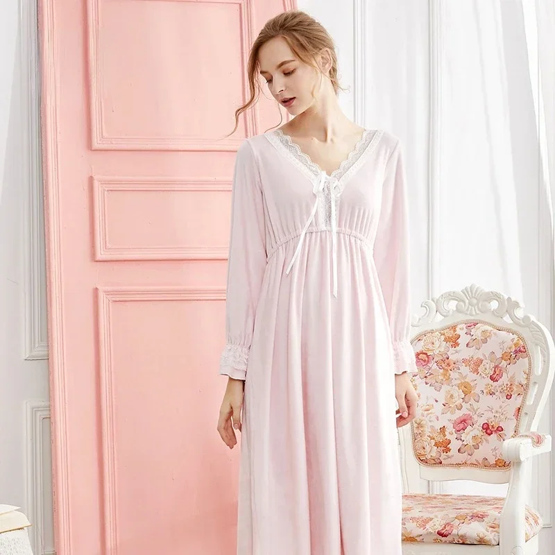 Зимняя милая одежда для сна принцессы женский плотный фланелевой длинный халат