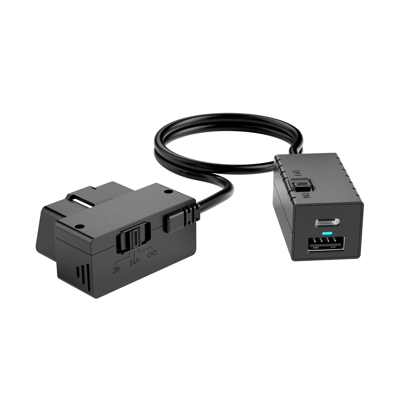 Фото Кабель постоянного питания VIOFO OP100 OBD-II для видеорегистратора, режим круглосуточного наблюдения/ACC с защитой от низкого напряжения №2