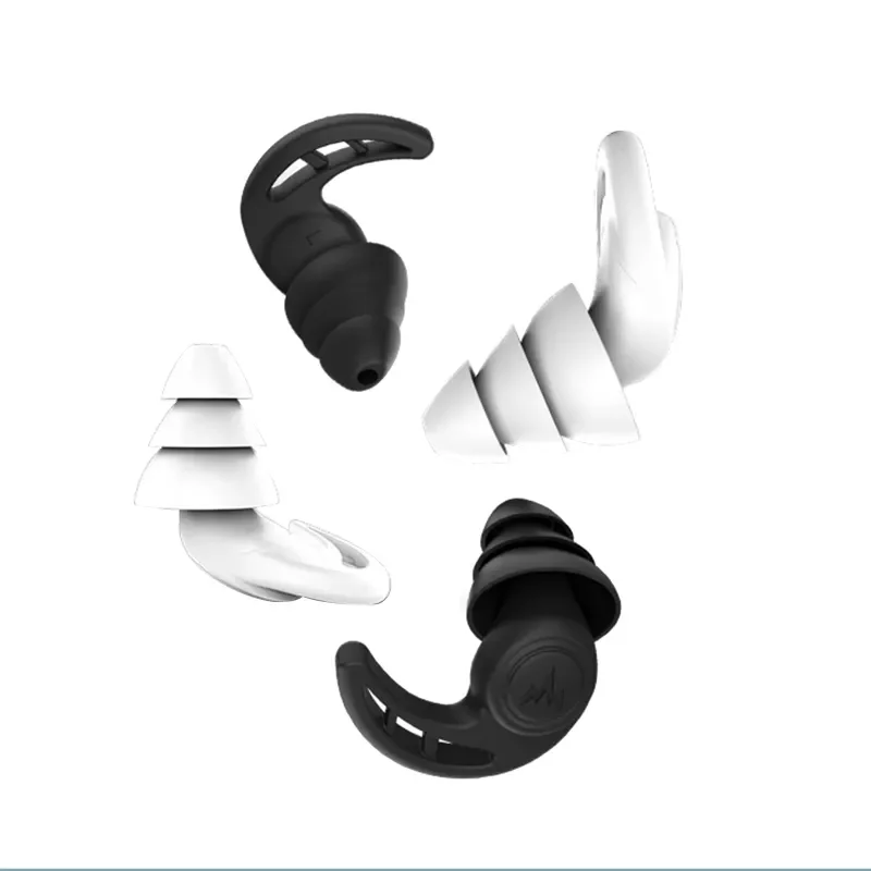 

3-слойные мягкие силиконовые беруши, конические беруши для сна с шумоподавлением, шумоизоляция, протектор для ушей