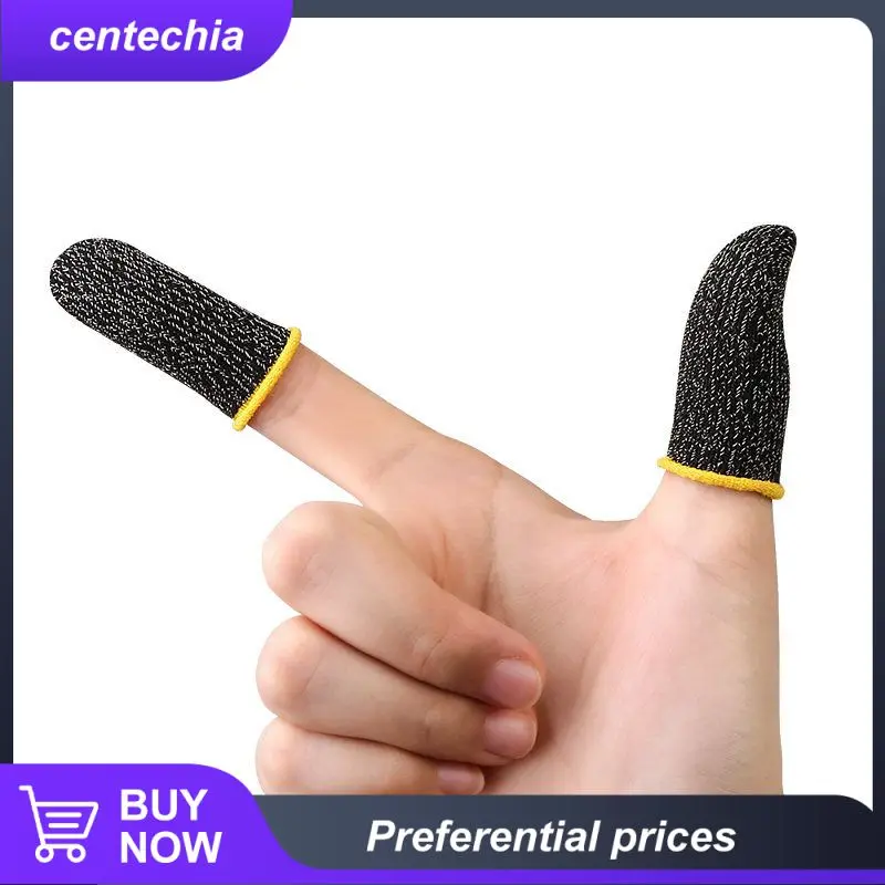 

Lightweight Touch Screen Gloves Gaming Finger Sleeve Fiber Thumb Fingertip Sleeves High Sensitivity Ultra-thin Finger Cots