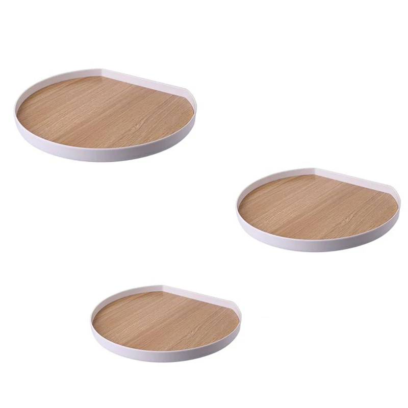 

Деревянный сервировочный поднос, Сервировочные подносы для чая и завтрака, современный поднос из простого дерева, поднос для кофейного сто...