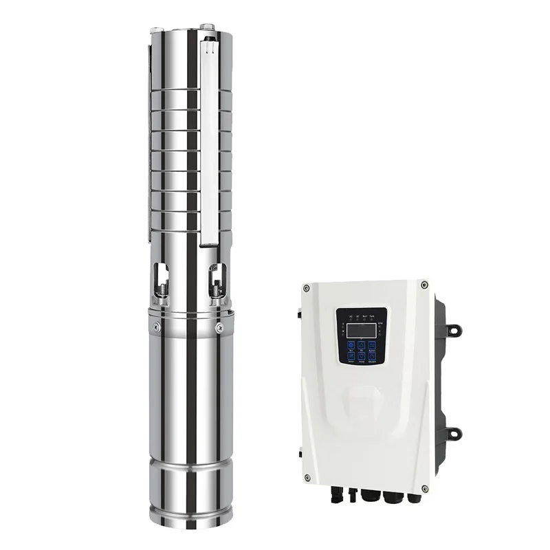 Гибридный солнечный насос 180 л. С. автоматический переключатель SS304 Impel 4 дюйма