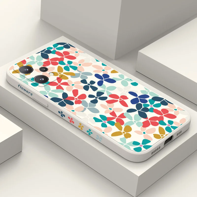

Sunshine Floral Phone Case For OPPO Realme 10 9 9i 8 8i 7 7i 6 Pro Plus C30 C31 C35 C1 C11 C12 C15 C20 C21Y C25 C25S Cover