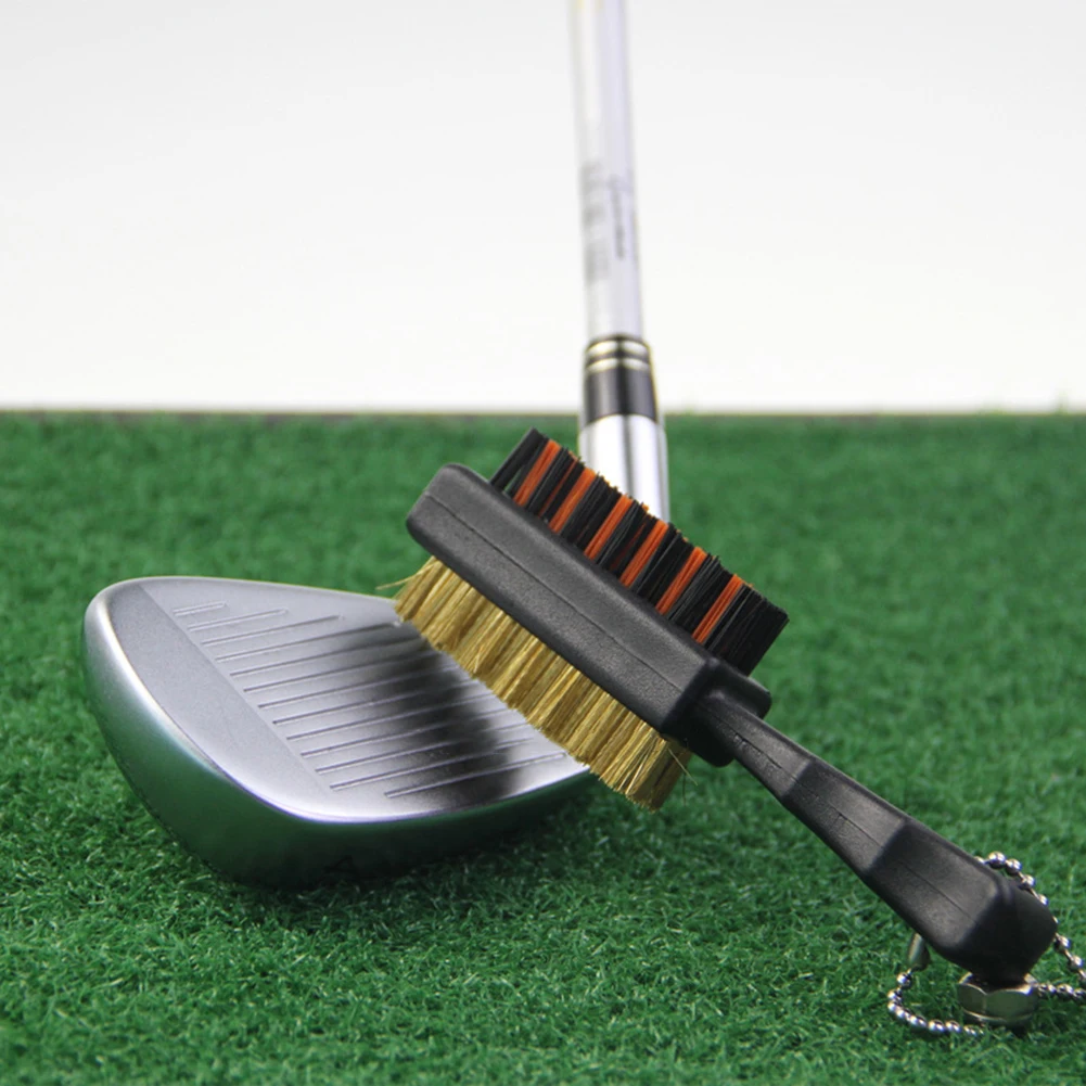 

Portable Golf Club Cleaner Lightweight Dual Side Golf Putter Groove Handle Brush for Golfer Training Practice Aid