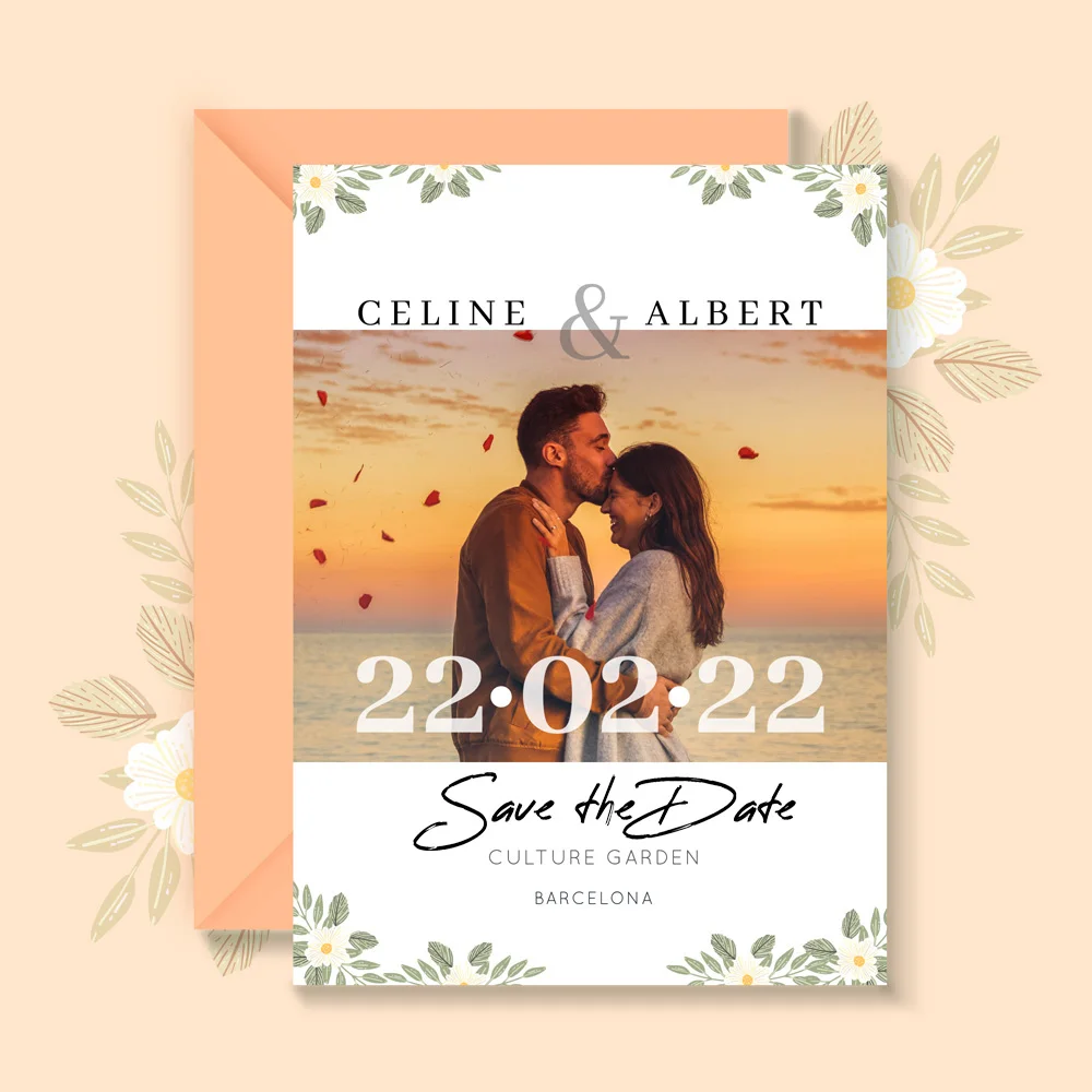 Персонализированные свадебные пригласительные билеты индивидуальное Свадебное