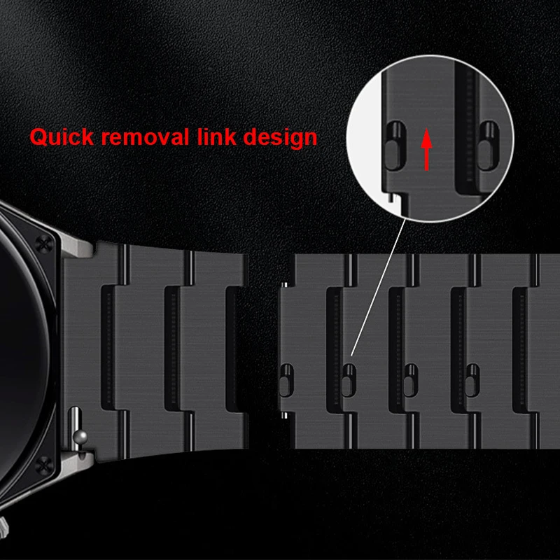 Titanium Metal Strap For Mi Xiaomi Watch S1 Active / Color 2 22mm Band Smartwatch Replacement Watchband Bracelet Accessories