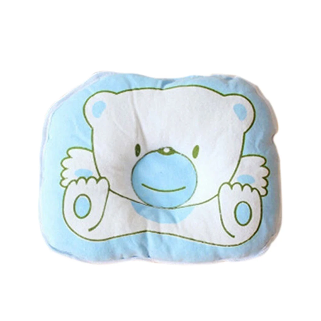 

2021 New 1PC Cartton Bear Soft Infant Newborn Baby Toddler Cotton Pillow Support Cushion Pad Side Sleeping Anti Roll