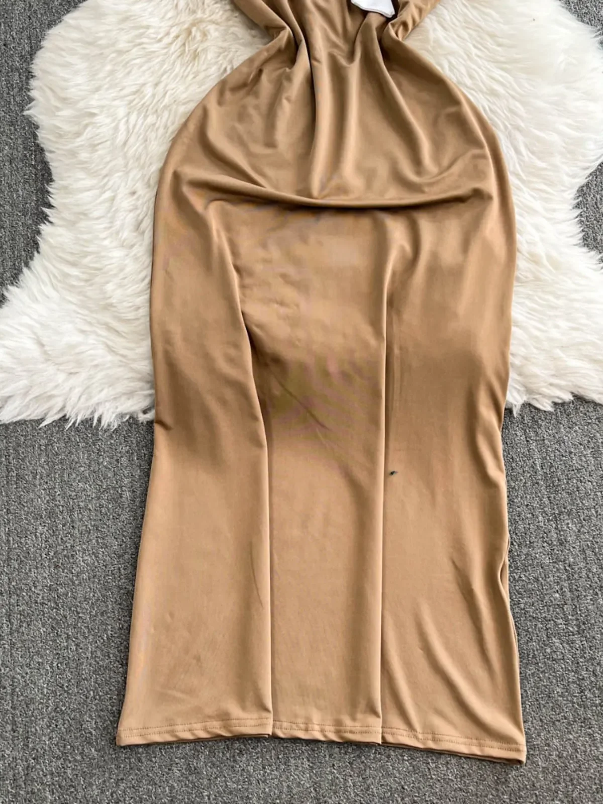 Foamlina сексуальное облегающее платье на подтяжках с бантом женское Offcie