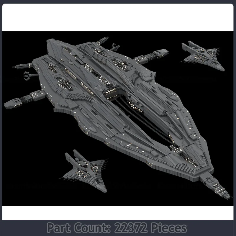 UCS Space MOC Строительные блоки Wraith Улей Корабль Космический корабль Технология