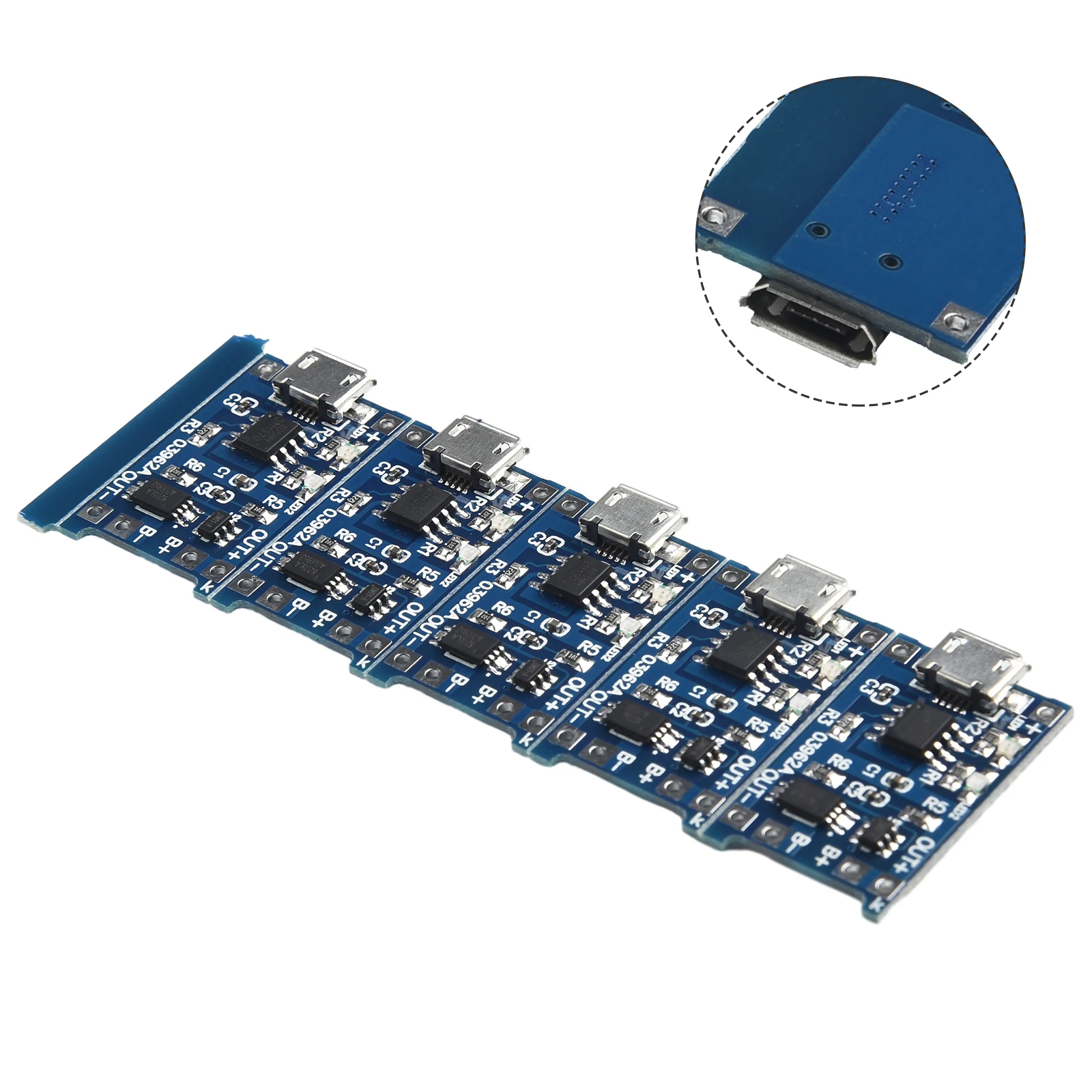

Get Your Batteries Charged Safely with the 5 Pack Lithium Charger Board Module with Battery Protection Micro USB 5V 1A