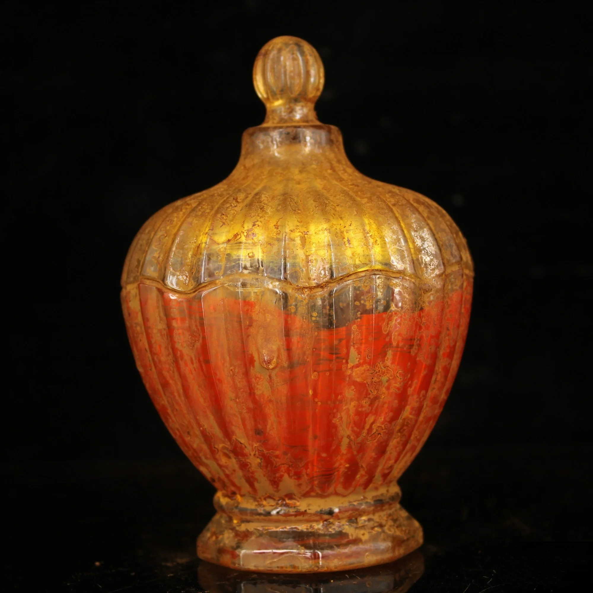 

Ancient Temple Eminent Monk Buddhism Supreme King Kong Relic Jar Ornaments Decoration Home
