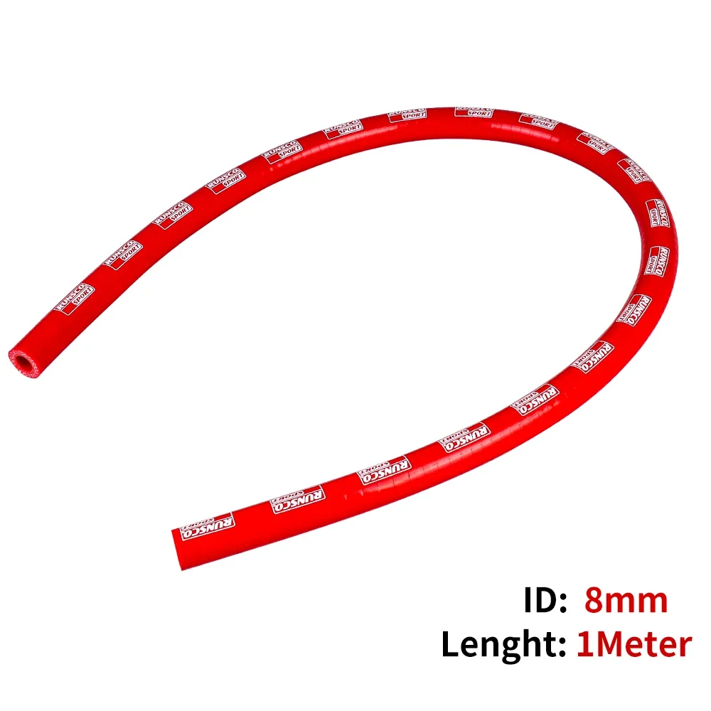 

RUNSCO 4-слойный силиконовый прямой шланг, 1 метр, автомобильный двигатель, универсальный интеркулер охлаждающей жидкости, турбо-трубка, воздухозаборник, водяной шланг, труба