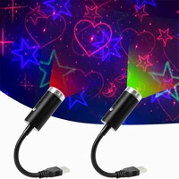 usb galaxy star projector 24 lighting modes sound activated strobe adjustable led starry sky night lights car room decor