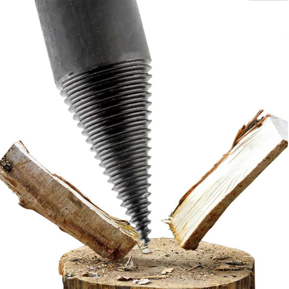 

Weichai drill bit Chop Machine Drill Bit Wood Cone Punch Driver Square/Round/Hex Shank Drill Bit Split Drilling Woodworking Tool