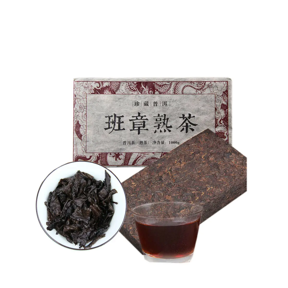 

LaoBanzhang Black Puerh Tea Jujube Old Tree Yunnan 1000g High Quality Puerh Tea