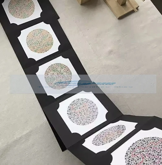 Посібник для проверки цветного слепого зрения Ishihara