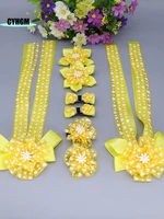 wholesale new ribbon hair clips for girls silk hairpins cute barrettes women hair ties hanfu hair accessory s15 1