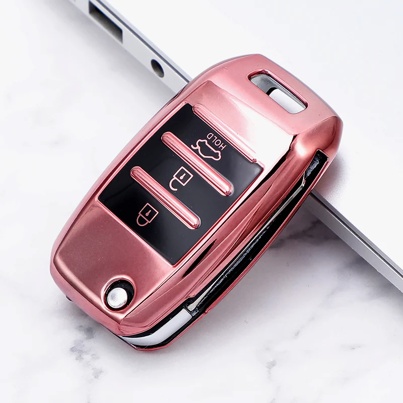 

Складной чехол для ключей из ТПУ для Kia Rio QL Sportage Ceed Cerato Sorento K2 K3 K4 K5