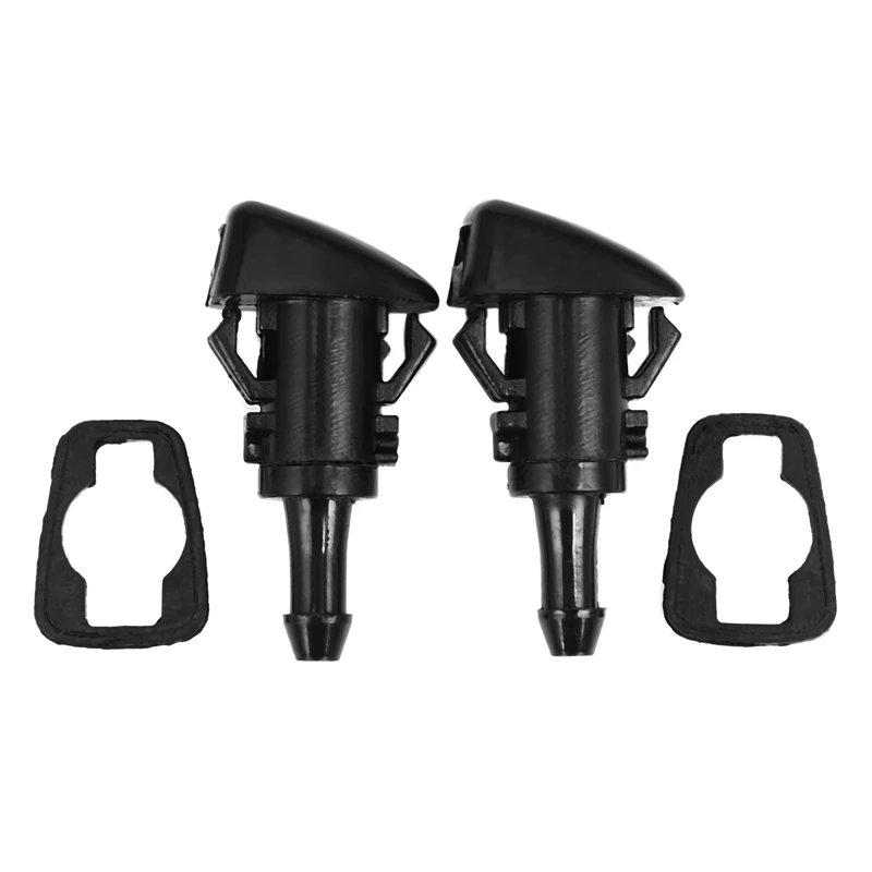

4Pcs Car Front Windshield Wiper Water Spray Nozzle For 07-12 Dodge Caliber