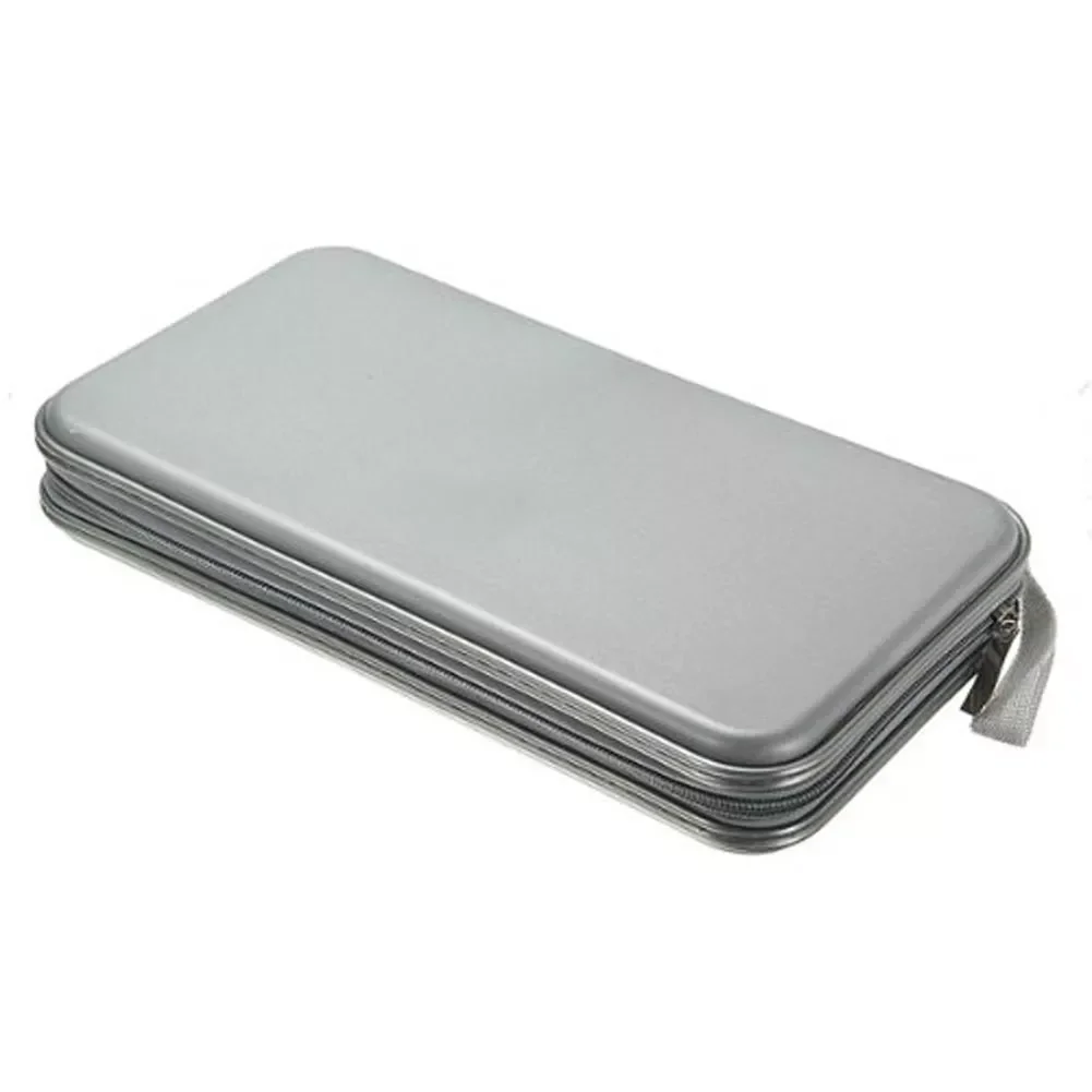 

NEW2022 Portable Storage Box for 80pcs Disc CD DVD Storage Organizer Case CD Sleeve Hard Bag Album Box Large Capacity With Zippe