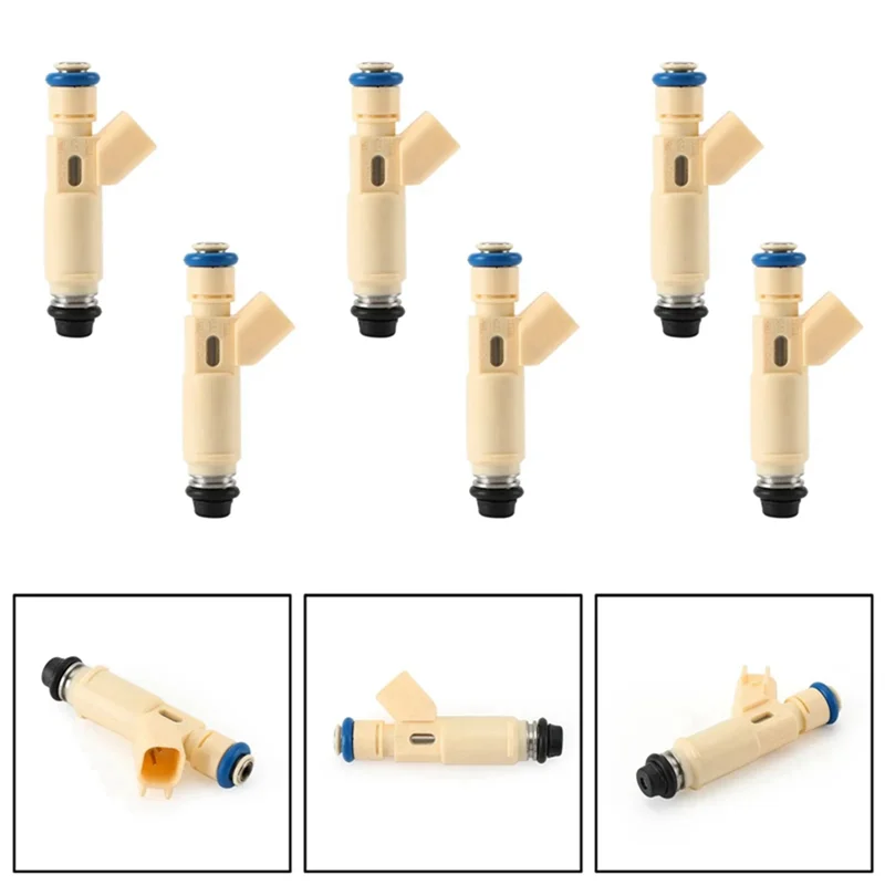 6 шт. автомобильная топливная форсунка 195500 -3520 для Ford 01-04 Mazda Mercury 3.0 -3521 822-11157 YL8E-C7B