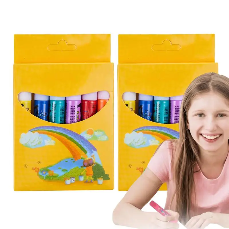 

Волшебные пушистые ручки, цветные ручки для рисования, волшебные ручки для рисования, креативная 3d-художественная печать, объемная безопасная ручка для детей, поздравление