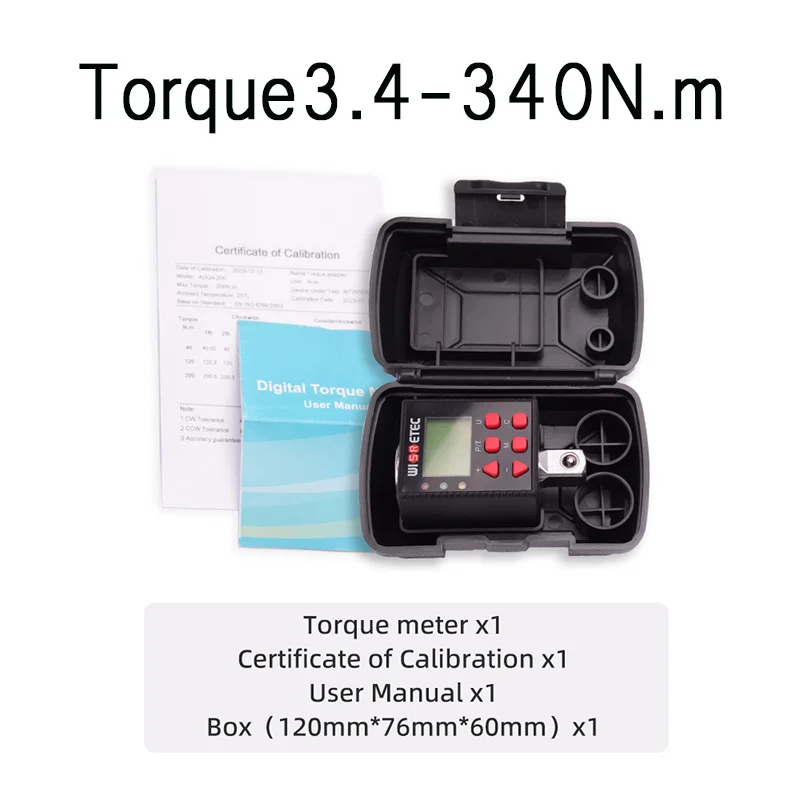 

Цифровой динамометрический ключ WISRETEC 0.1-340 Нм