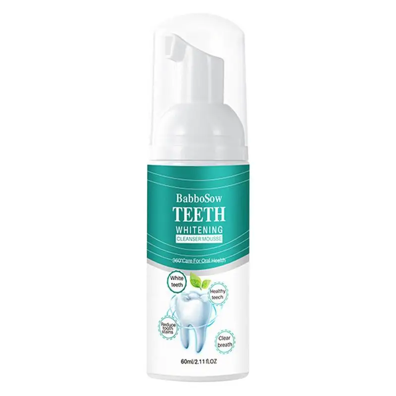 

Deep Cleaning Foam Toothpaste Stain Removal Mousse Toothpaste 60ml Intensive Teeth Cleansing Mousse Stain Removal 3D White