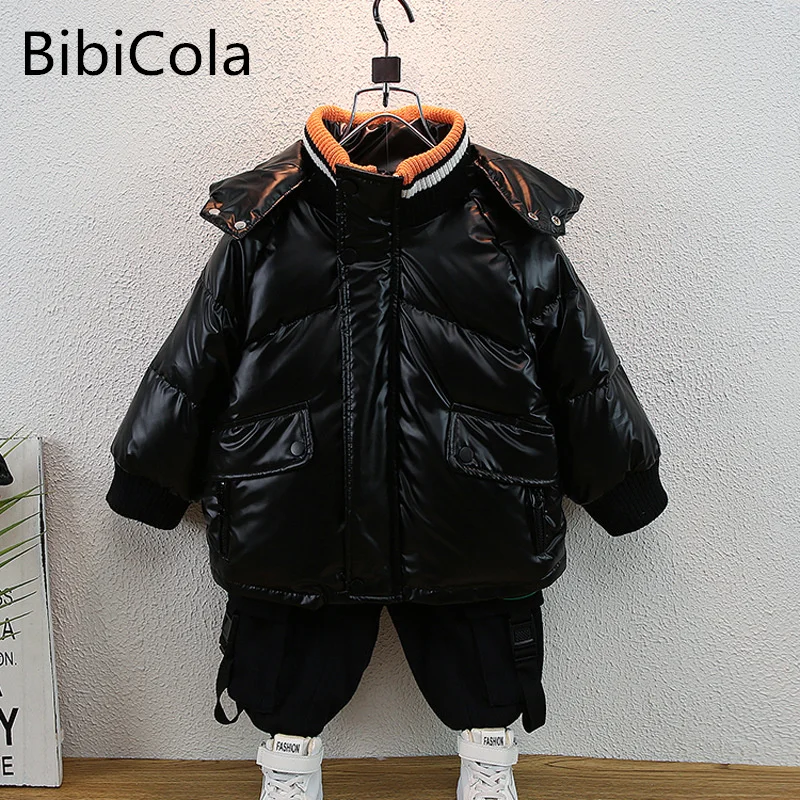 

Детская куртка, парка, пальто для мальчиков, зимняя детская пуховая куртка с хлопковой подкладкой, камуфляжная верхняя одежда для девочек, Двусторонняя одежда для малышей