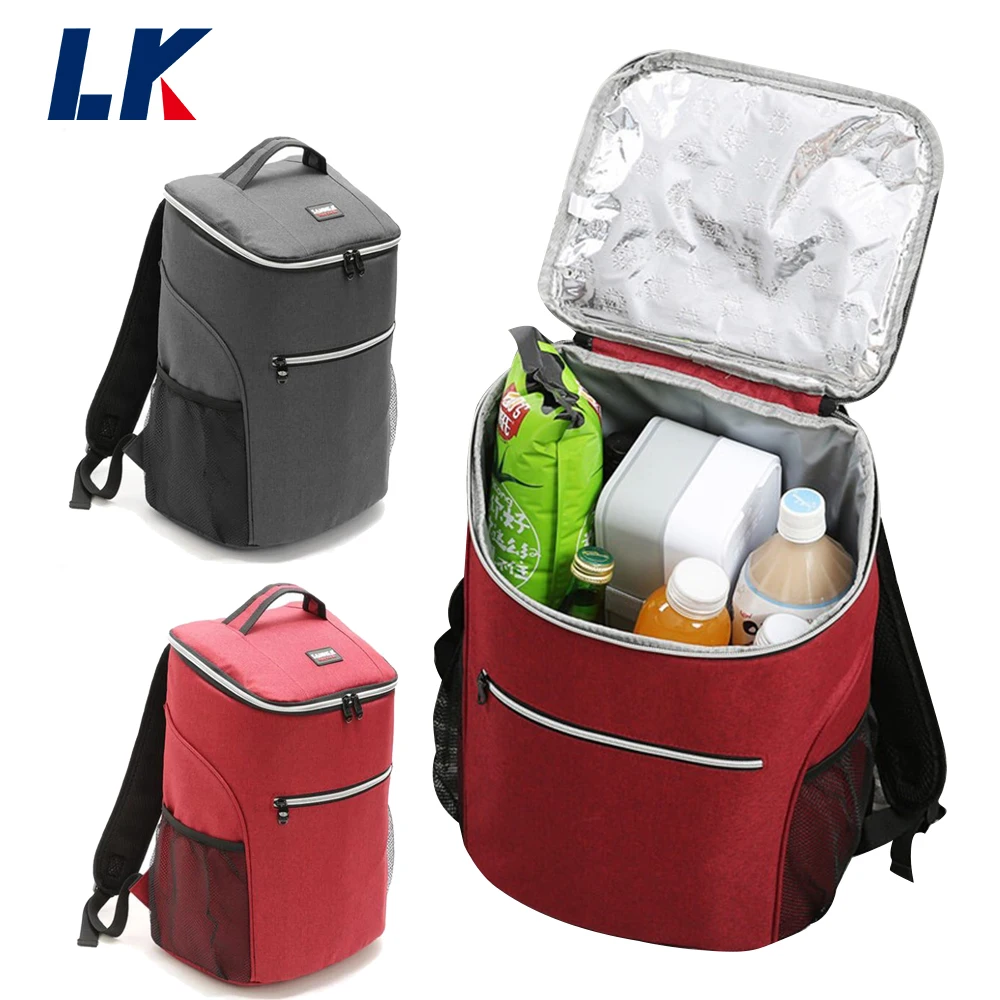 

20L Hot Waterproof Big Cooler Bag New Oxford Outdoor Shoulder Bag Backpack Insulation Lunch Picnic Box Camping Food Bag