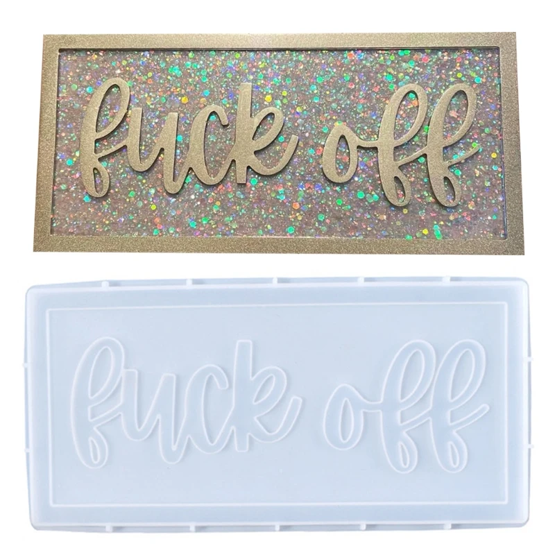 

Висячие теги эпоксидная смола, форма табличка дверные таблички литья силиконовая форма «сделай сам» ремесла домашнего украшения слесарный