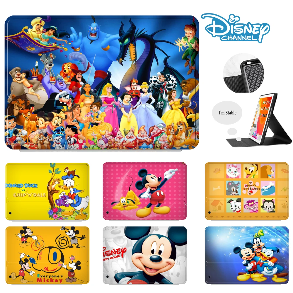 

Cute Cartoon Case for iPad AIR 4 Air 3 10.5 inch for Pad Pro 2021 2020 for iPad 9th Disney PU Leather Gift