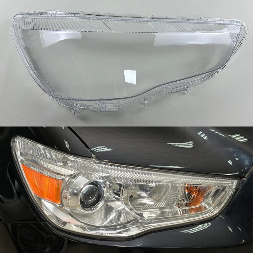 

Для Mitsubishi ASX 2013 ~ 2018 автомобильная передняя фара, крышка фары, абажур, крышка фары, крышки объектива, крышки корпуса