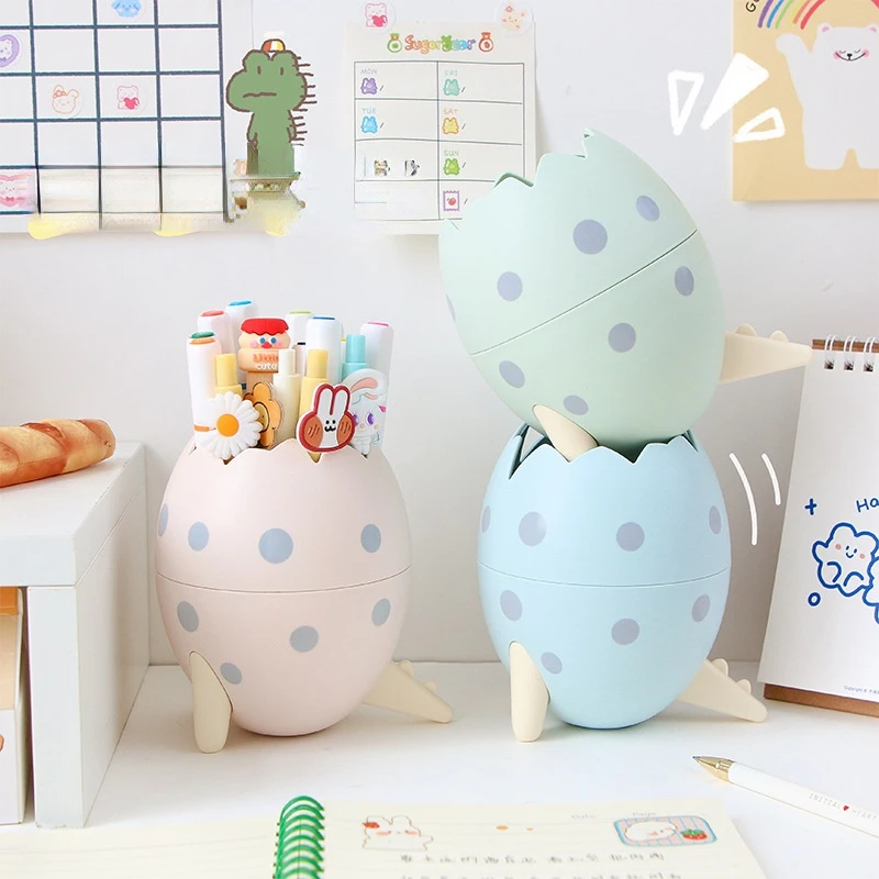 

Пластиковый держатель для ручек в виде Яйца динозавра, креативный Настольный органайзер, карандаш, контейнер для канцелярских принадлежностей, подарок для детей