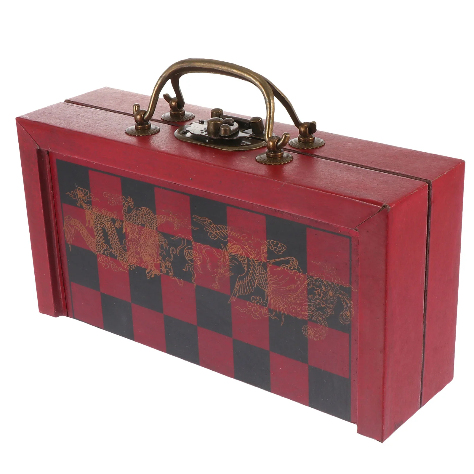 

1 Set Movie Prop Retro Design Chess International Chess Antique Chess for School Adult Kids Office